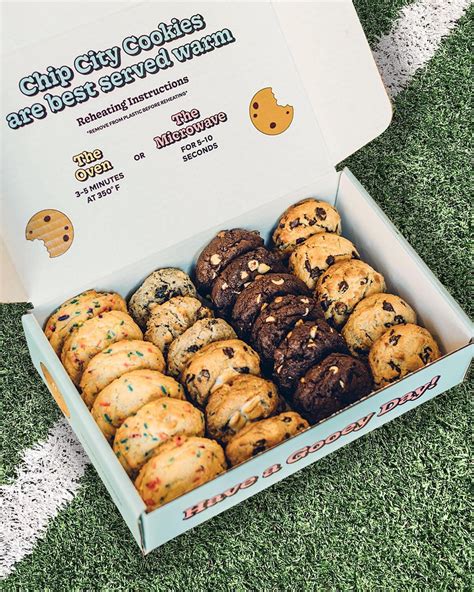 Chip city - MILK Chocolate Chip- Brown sugar cookie mixed with MILK chocolate chips. 拏Dairy-Free Chocolate Chip- Brown sugar cookie mixed with dark chocolate... Chip City · October 13, 2023 · October 13th - October 19th Weekly Menu ! MILK Chocolate ...